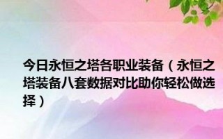  永恒之塔装备 红色怎么获得,永恒之塔绿装、蓝装、黄金装…是什么意思？